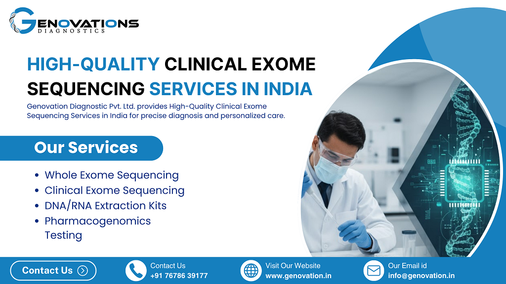 high quality clinical exome sequencing services in india bangalore